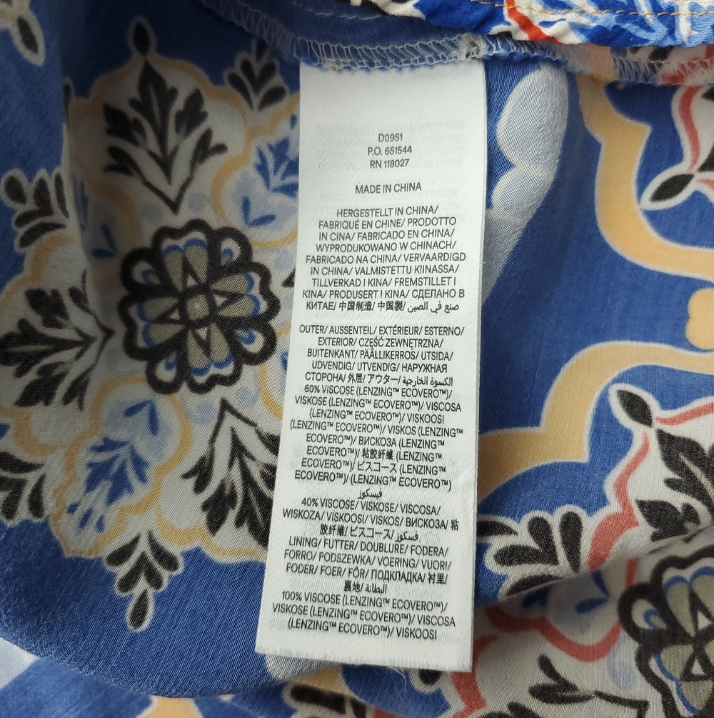 BODEN Occasion Blouson Maxi Dress Surf The Web Mosaic Charm Multicolor Size 8 - Picture 9 of 12